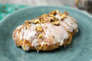 Vegetarische Mittagsgerichte im Bakgård Coffeehouse Traunstein